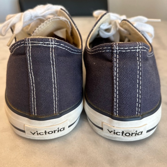 Women’s Victoria Tribu Basketball Sneakers - Navy & White, Size 39 (fits true) - Picture 6 of 8